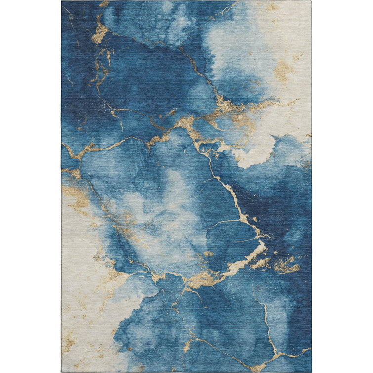 Premium Machine Washable Jacquez AMF1790 Abstract Rug