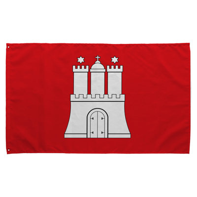 Hamburg City Flag — Flag