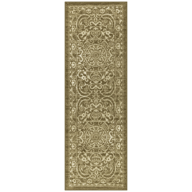 Dreyfuss Oriental Intense Area Rug, Runner 1'8" x 5', Beige 