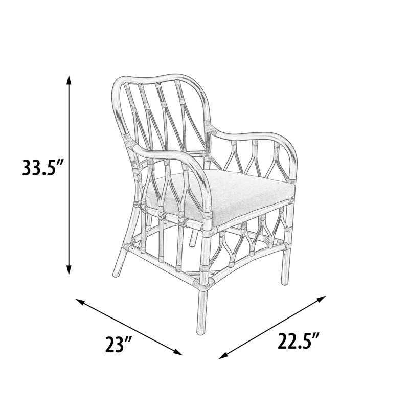 Chaise avec accoudoirs de salle à manger Balagi - noir