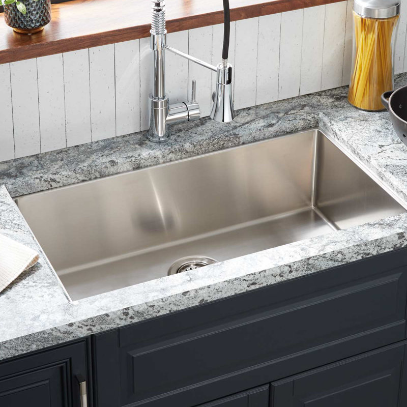 Évier de cuisine encastrable en acier inoxydable 29 po Ortega Signature Hardware