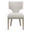 Chaise d'appoint rembourrée, ensemble de 2