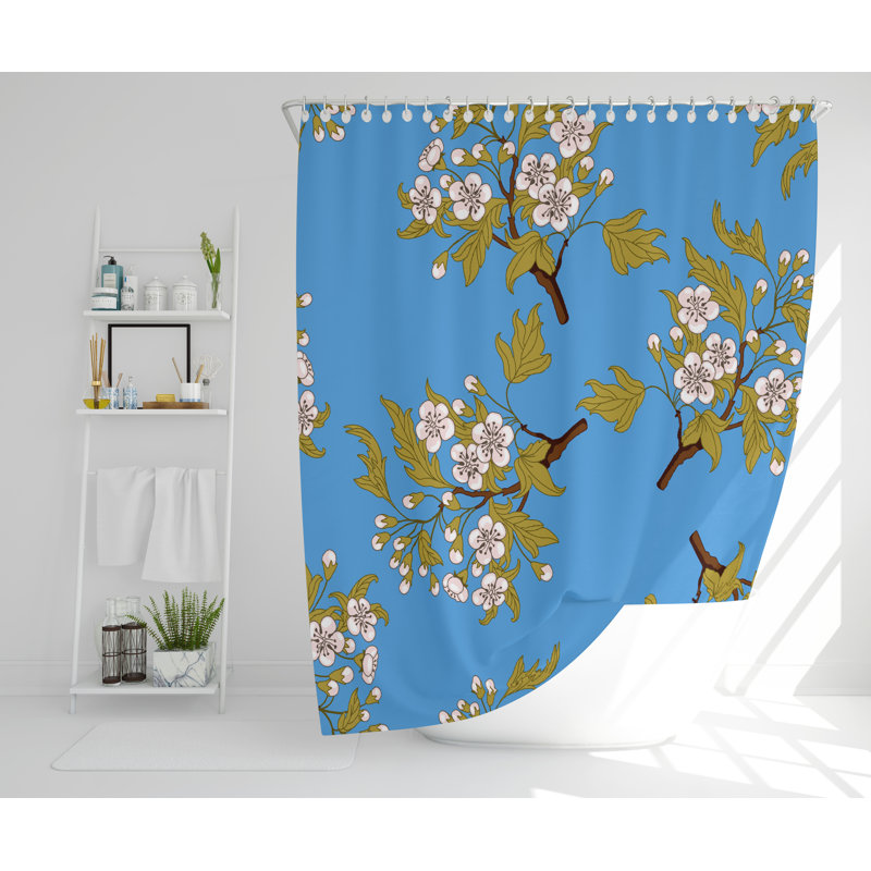 Sighbiorn Polyester Shower Curtain Set, 177cm H x 177cm W
