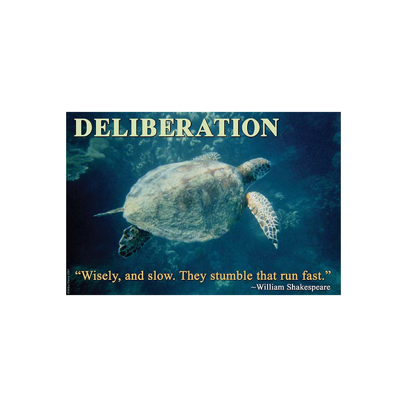 « delibération » par wilbur pierce-impression publicitaire, H 44 po x l 66 po