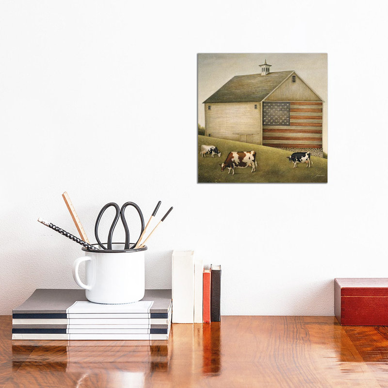 Proud Barn 1 Piece Wrapped Canvas Painting, 30.48 cm H x 30.48 cm W
