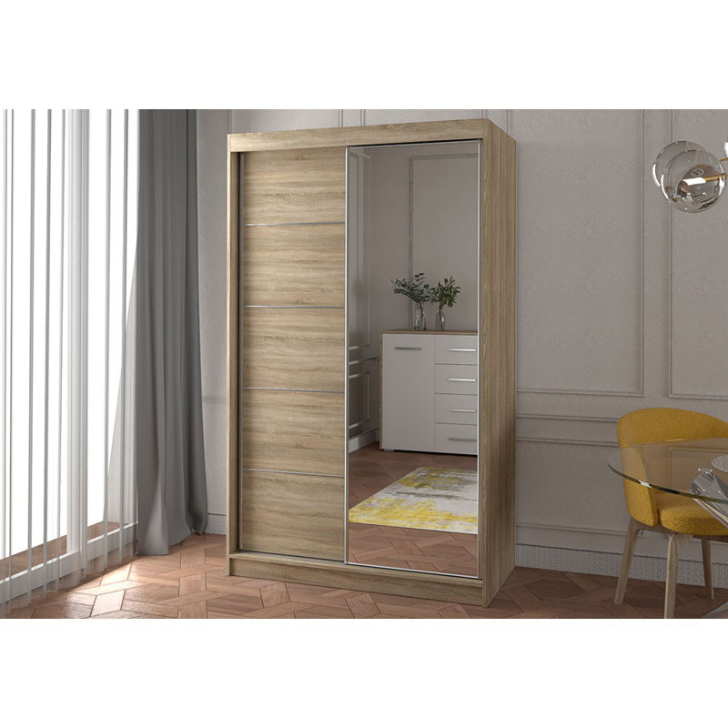 Hepsiba 2 Door Wardrobe, Sonoma