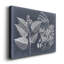 «Foliage On Navy III», reproduction sur toile tendue-923384096