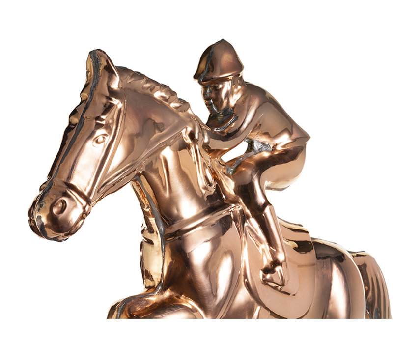 Girouette de cheval et de conducteur