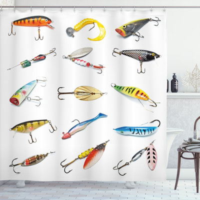 Shower Curtain with Hooks Included