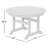 Laguna 47" W Round Plastic Outdoor Dining Table with Umbrella Hole-71388921