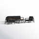Townsend 5 - Person Patio Conversation Sets with Cushions