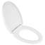 Contemporary Elongated Closed Front Toilet Seat