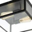 Burns Glass Flush Mount