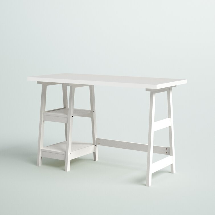 Designs2Go No Tools Student Desk, White Marble in 2023