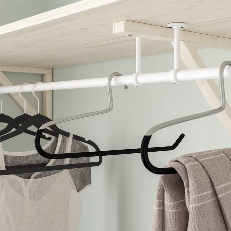 Cintre en métal antidérapant robuste pour jupe / pantalons