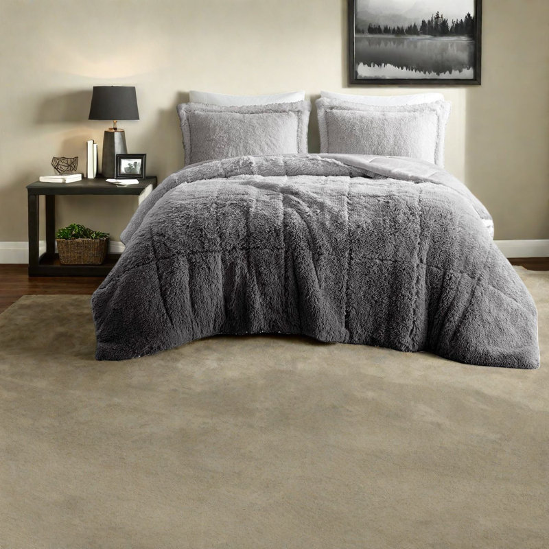 Cozy Warm Bedding Sets, King Cal King Polyester Ombre Modern Home