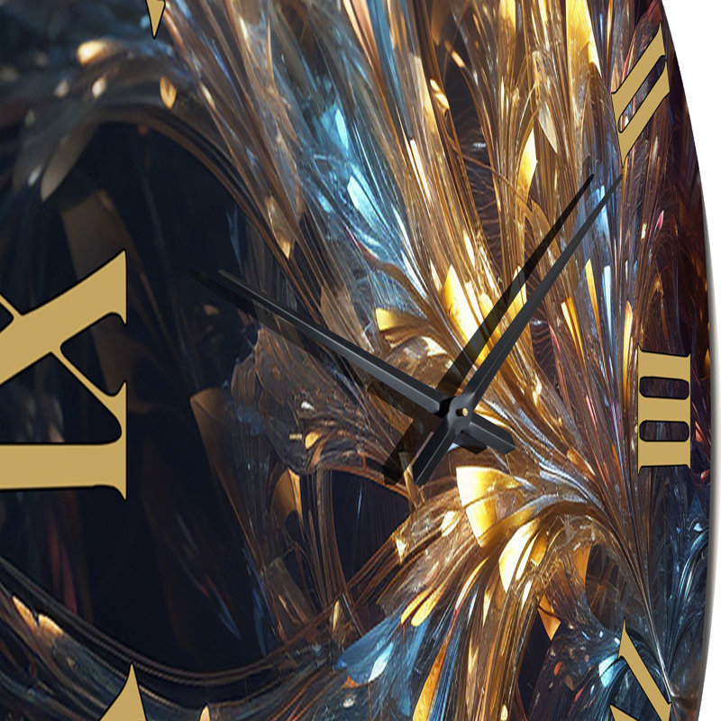 Infinite Galaxy I - Fractals Wall Clock, Small