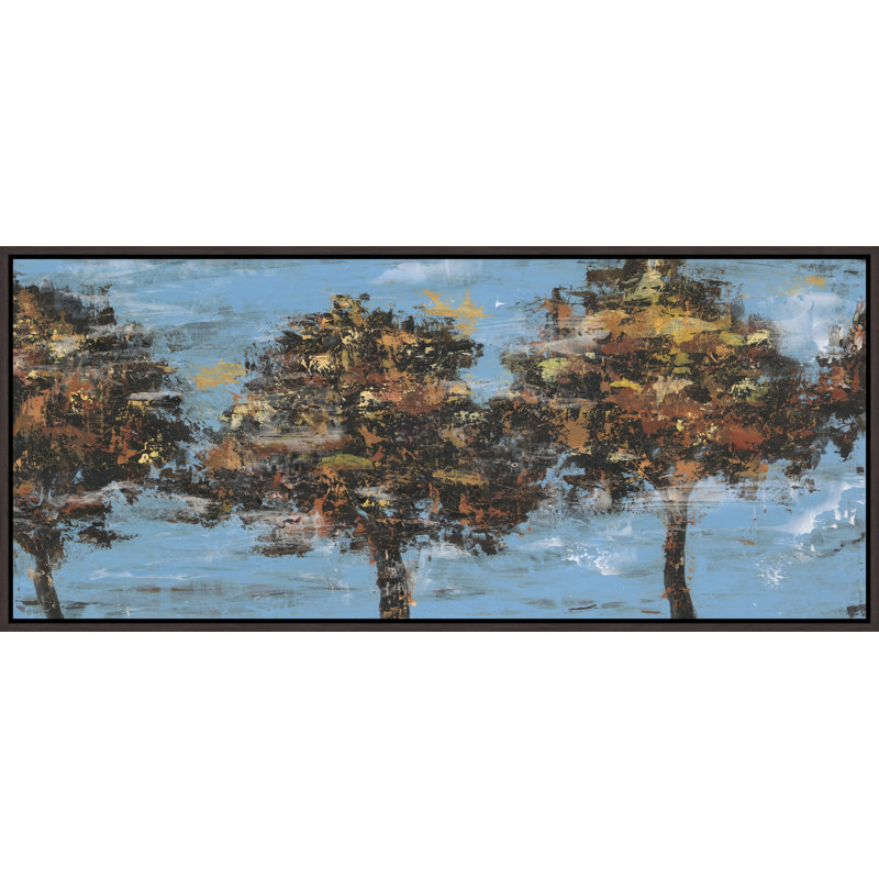 «Hazy Days I» par Victor Ryan - Peinture sur toile, Image au gel brossé, H 31,75 po x l 72,75 po