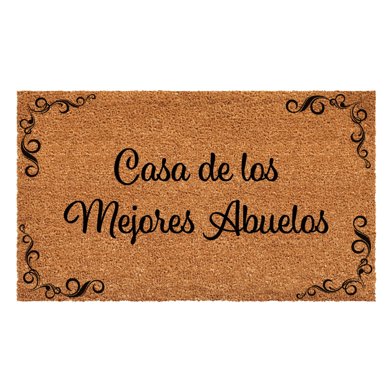 Casa de los mejores Abuelos Doormat, 24" W x 36" L
