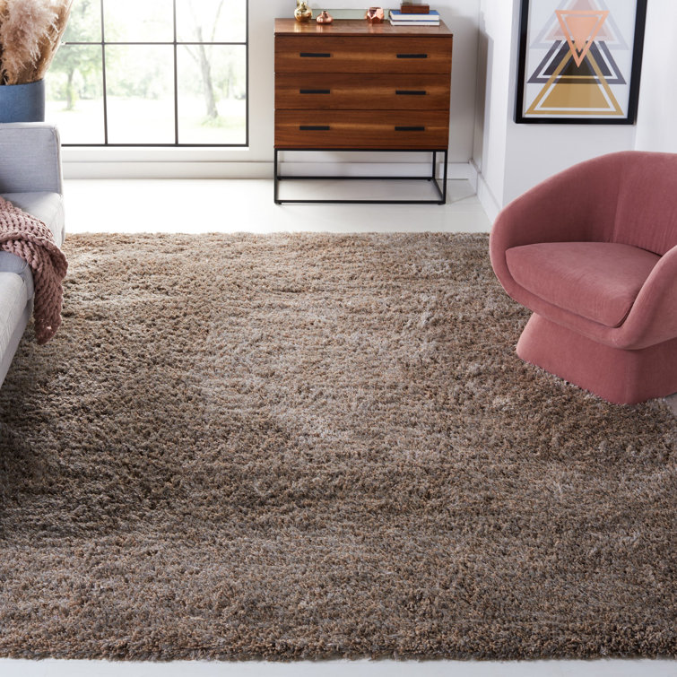 Arshika Toronto Shag Hand Tufted Performance Solid Color Rug