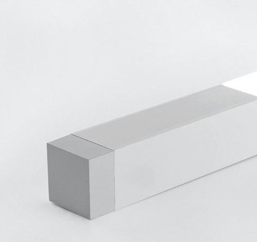 2 Square Strip, 50"/White/1x21W Fluorescent, 120V