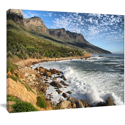 Magnifique bord de mer sud-africain - reproduction de photo