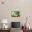 «On Her Hammock», art mural en verre ultrabrillant encadré Glam Beach par Art Remedy, cadre doré, 15 x 10-672812565-672812559