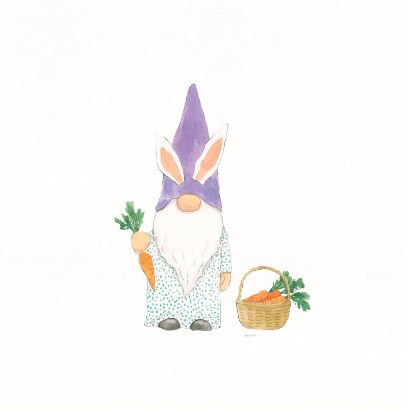 Easter Gnomes IV Bright by Jenaya Jackson - Wrapped Canvas Art Prints, 76cm H x 76cm W x 3.8cm D