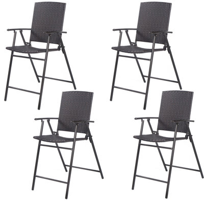 Foldable Outdoor Patio Dining Armchair