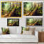 Sun Rays In Misty Old Forest IV - Art sur toile traditionnel-1791255167-1791255161