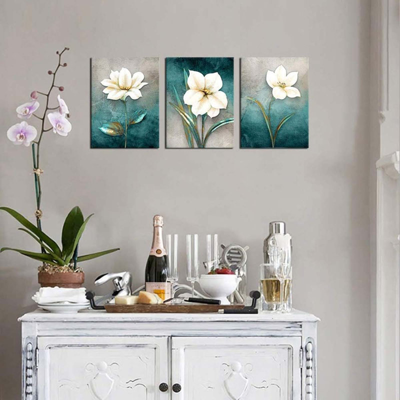 3 Piece Wrapped Canvas Print, 60 cm H x 40 cm W