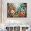 Coral Pirate Wheel Memory - plage et océan, art mural sur toile