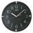 QHA007KLH Wall Clock, Black Matte-66222202