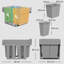 Cupboard Bins for Kitchen