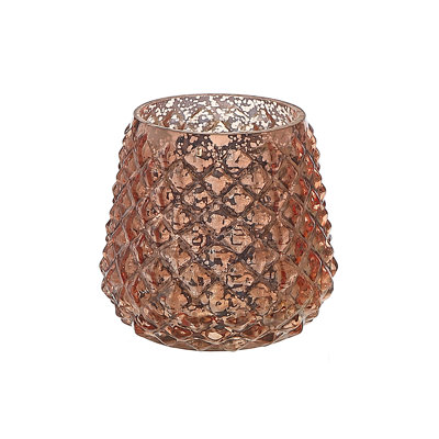 Ih Casadecor 3.5'' H Mercury Glass Tabletop Tealight Holder