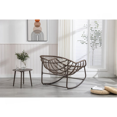 Chaise berçante pour l'extérieur 
Blanc