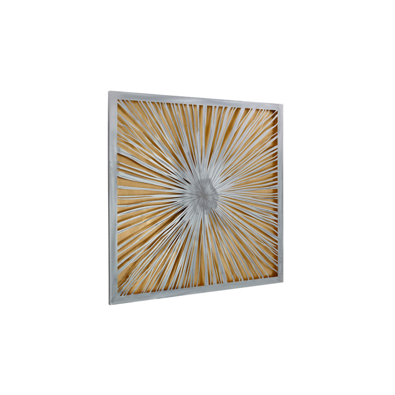 Handmade Glam Abstract Wall Decor on Metal