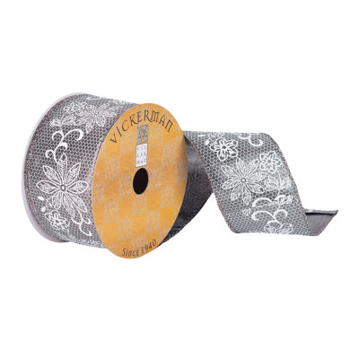 Ruban floral en nid d’abeille