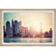 City Morning Light - Single Picture Frame Print-1809730945