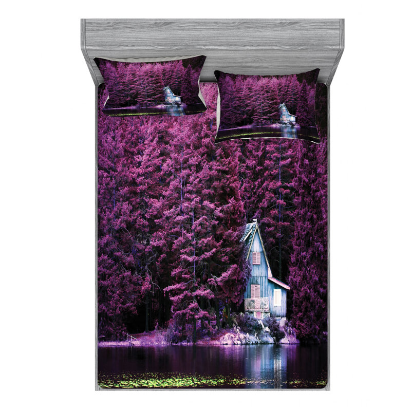 Microfiber Sheet Set, Full/Double Sheet Set with Pillowcase