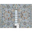 Tapis de couloir noué à la main en laine et en soie 2 pi 8 po x 6 pi 6 po bleu Nain 250 KPSI