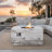 Terrafab Composite Faux Wood Fire Pit Coffee Table