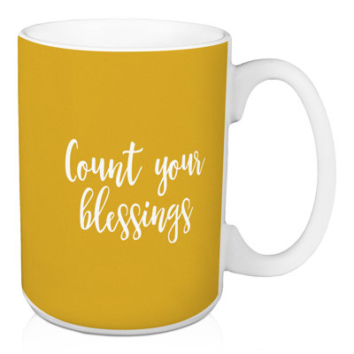 Grande tasse à café compter votre joie Oldenburg