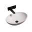 Ebern Designs 48mm L x 33mm W Natural Stone Oval Sink