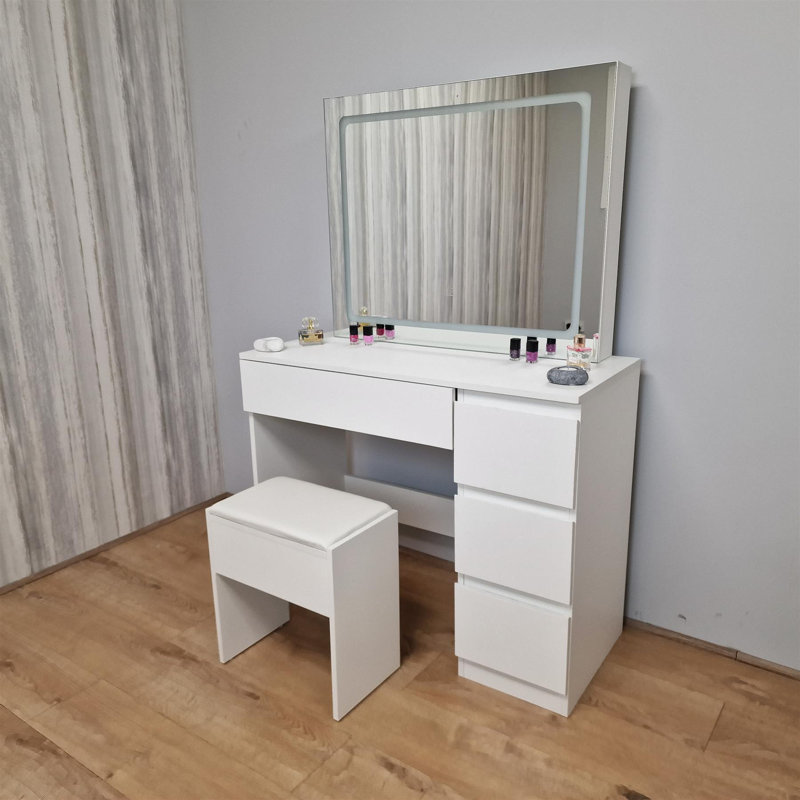 Freese Dressing Table with Mirror