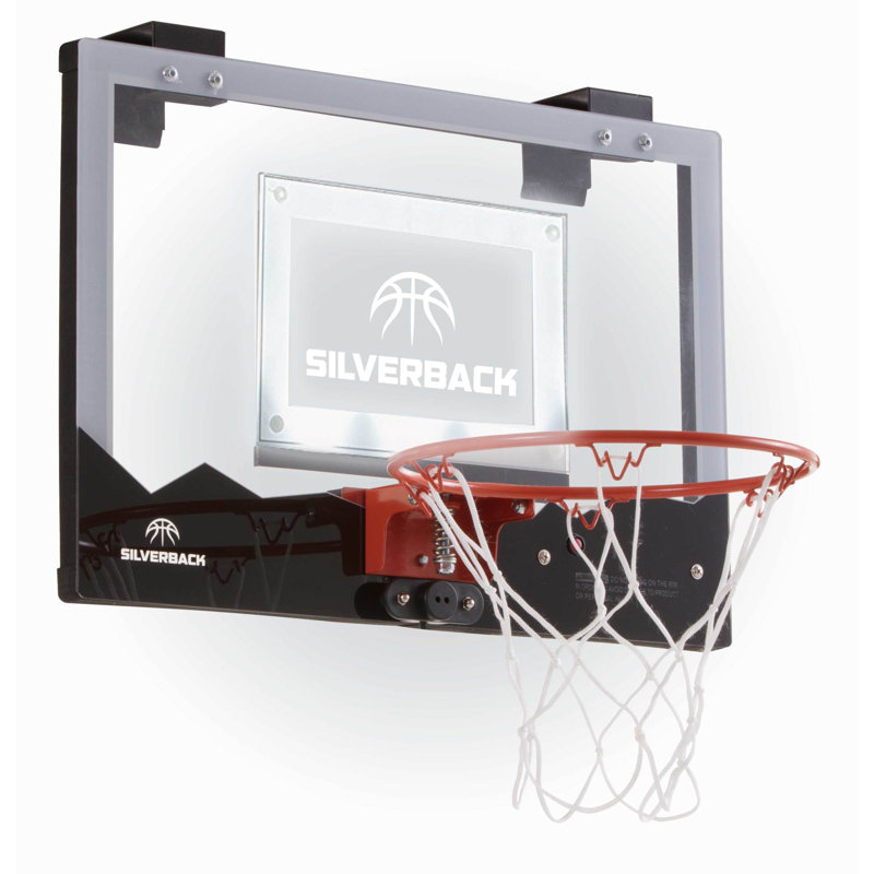 LED Light-Up Basketball Hoop, 12" H x 14.7" W x 17.8" D