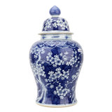 Handmade Porcelain China Ginger Jar