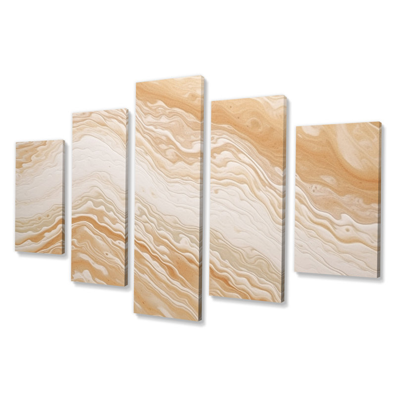 Collimore - Abstract Wall Art Print - 5 Panels