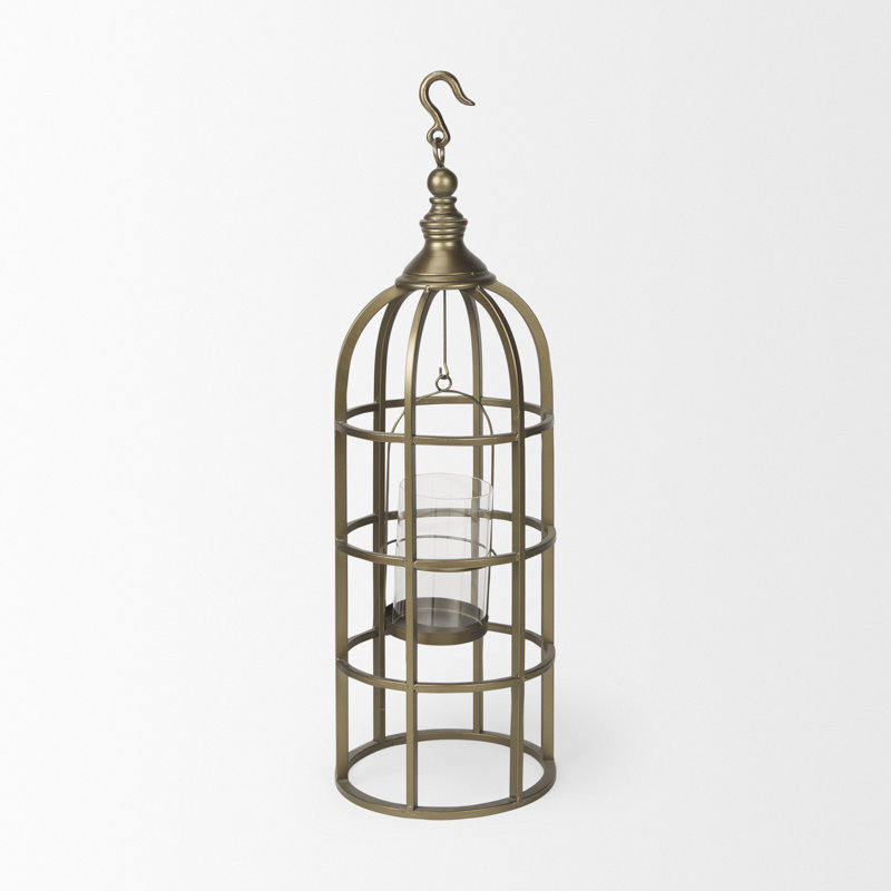 Floor Lantern, 34.8" H x 11" W x 11" D