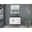 Ensemble de meuble-lavabo mural simple 36 po Camorra-2098805407-2098805392